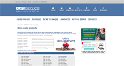 Desktop Screenshot of cote.autodeclics.com
